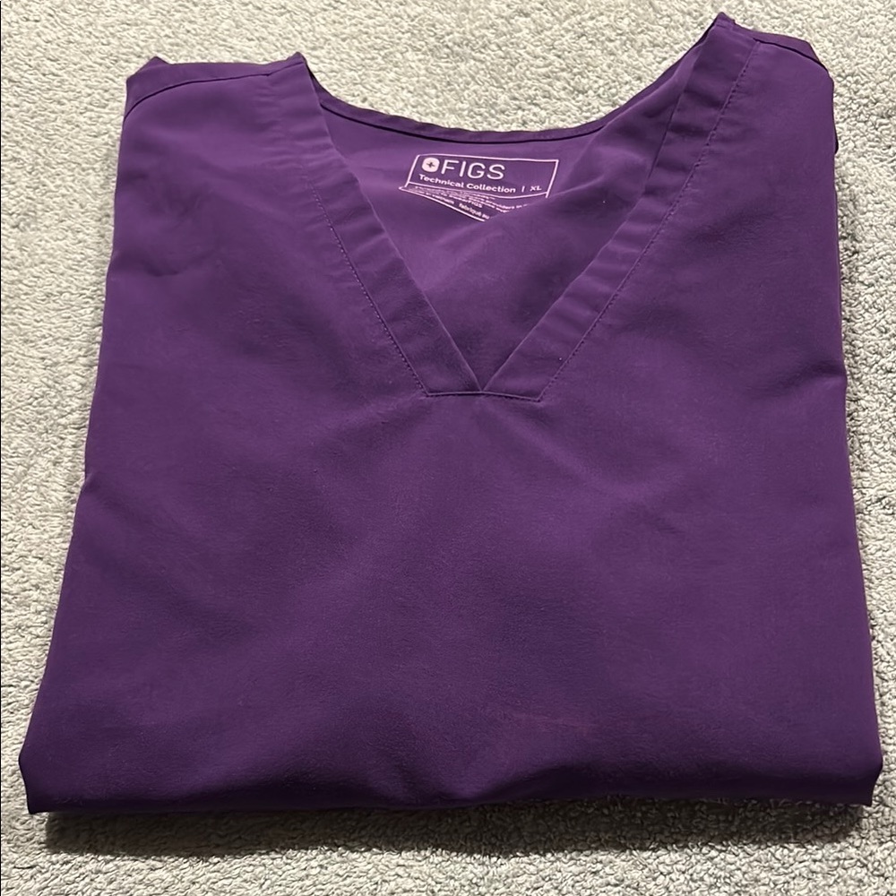 Purple Women’s Figs scrub top